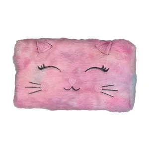 کیف لوازم آرایش زنانه مدل فانتزی پولیشی طرح گربه