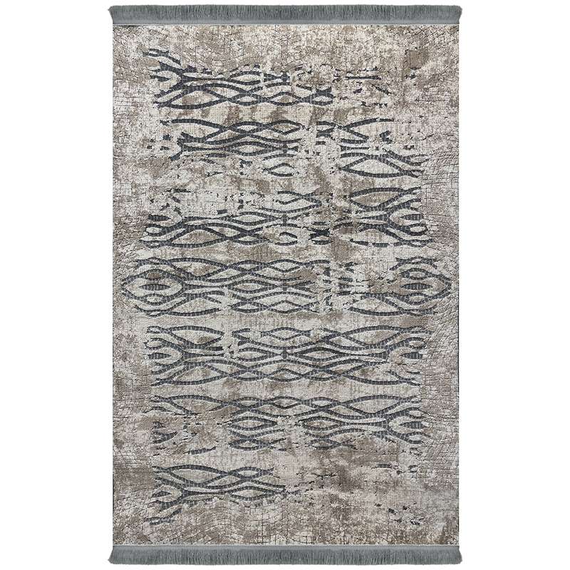 فرش ماشینی شاهکار برسام کد 1149 زمینه طوسی