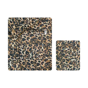 سرویس ملحفه آدنو مدل پلنگ کد CH80 یک نفره 2تکه