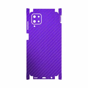 MAHOOT Purple-Fiber-FullSkin Cover Sticker for Samsung Galaxy A12 Nacho