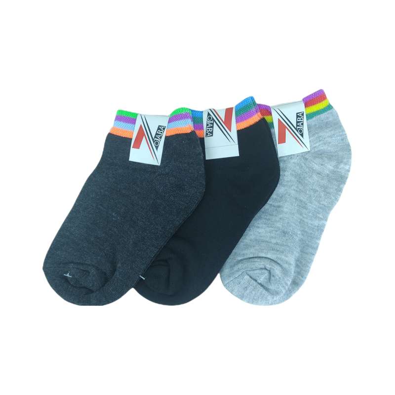 جوراب نُجَبا مدل gk1425 بسته 3 عددی