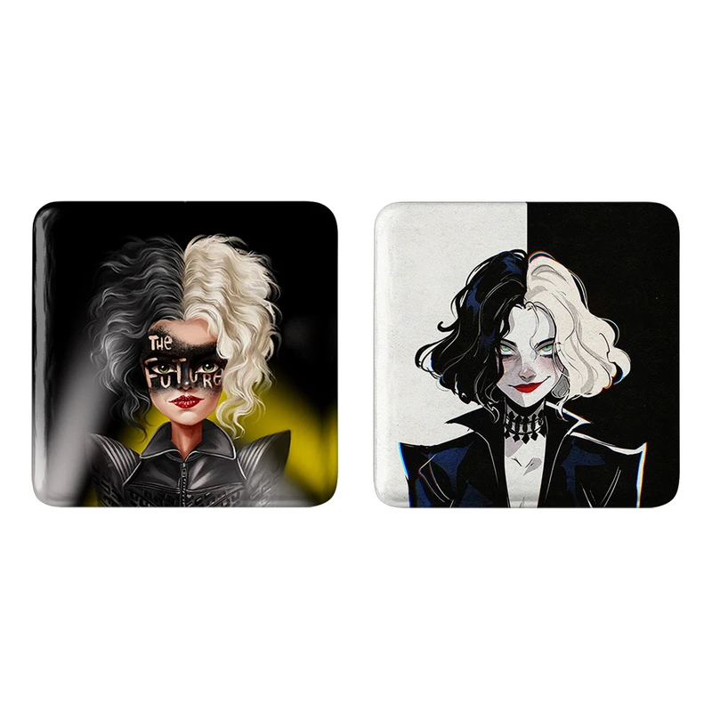 مگنت خندالو طرح کروئلا Cruella کد 1075210745 مجموعه 2 عددی