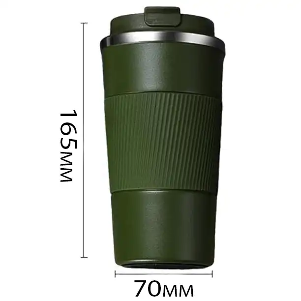 ماگ سفری مدل دور سیلیکونی گنجایش 0.5 لیتر