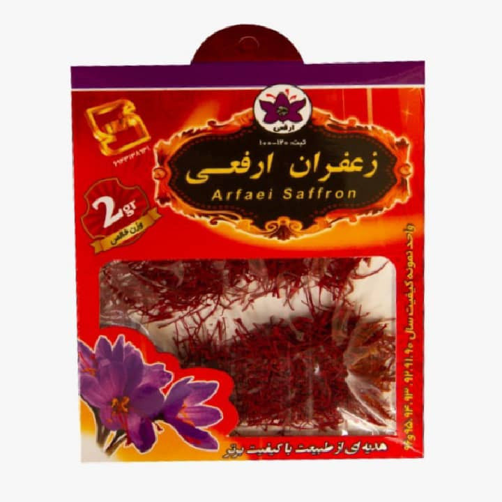 زعفران محصولات ارفعی -2 گرم
