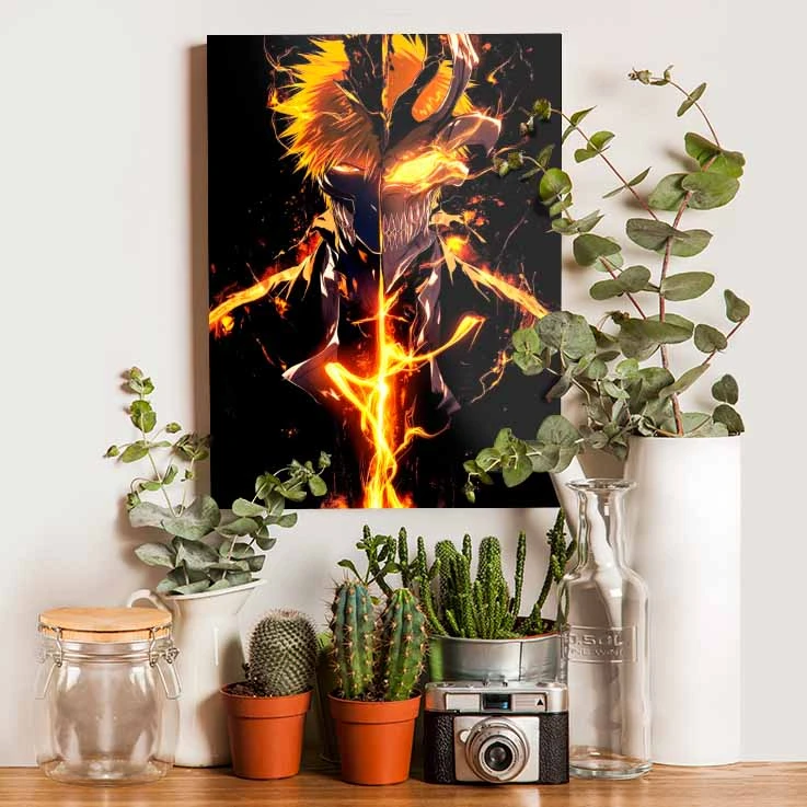 تابلو شاسی گوفی مدل ایچیگو کوراساکی انیمه بیلیچ Ichigo Bleach Anime کد LGHT44