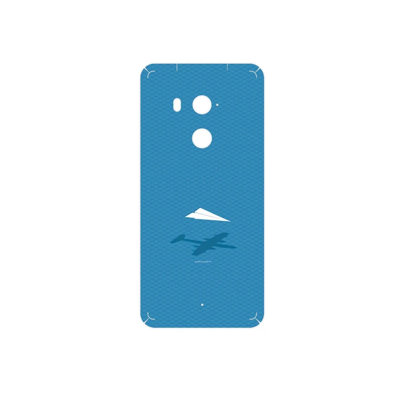 برچسب پوششی ماهوت مدل Minimal Paper Airplane مناسب برای گوشی موبایل اچ تی سی U11 Plus