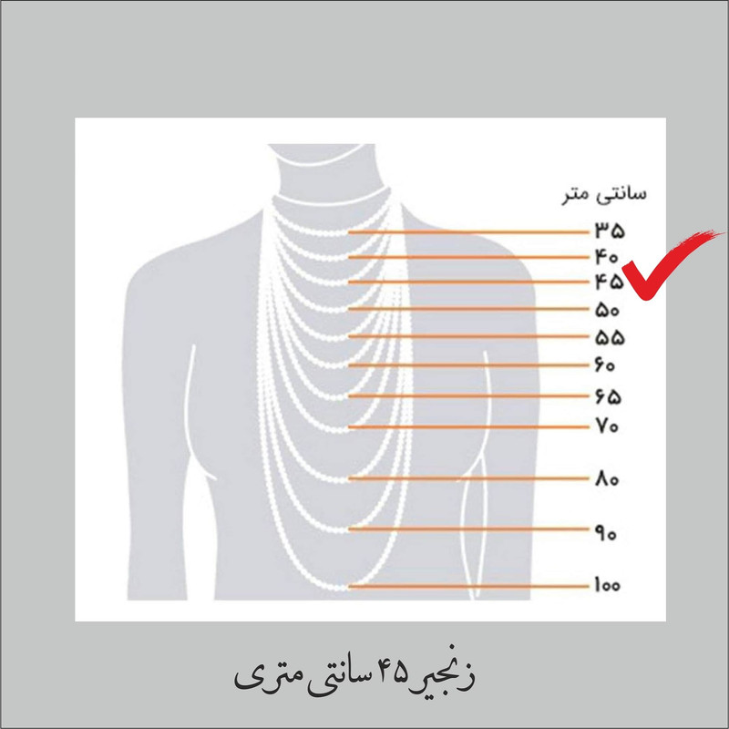 گردنبند زنانه گيلواره زراوشان مدل ایران طرح اسم نوشین کد ER 268