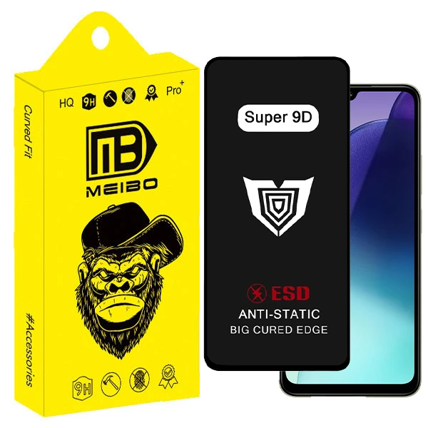محافظ صفحه نمایش میبو مدل Super 9D View مناسب برای گوشی موبایل شیائومی redmi 14C / poco M7 5G / 14R