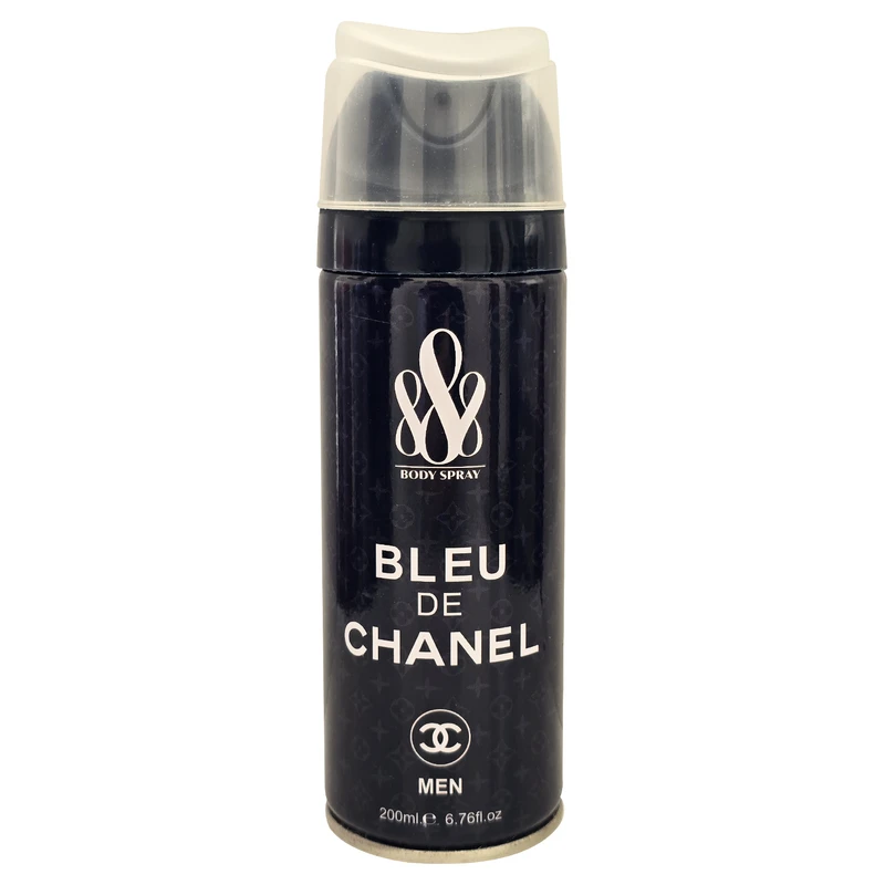 اسپری بدن مردانه 888 مدل Bleu De Chanel حجم 200 میلی لیتر
