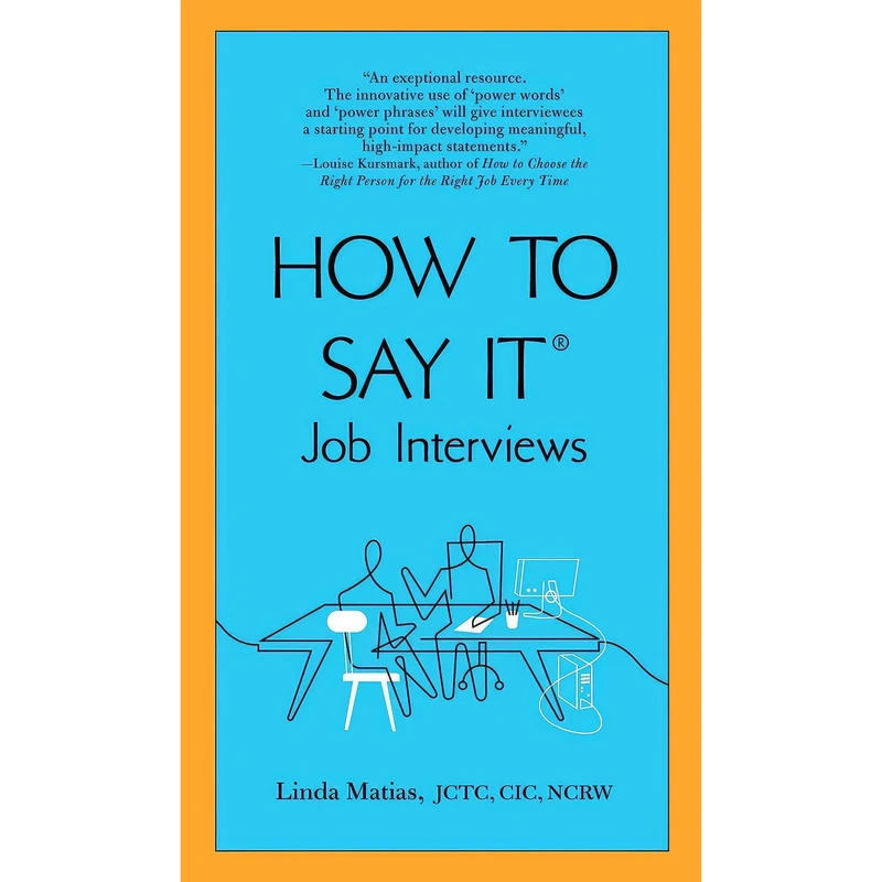 کتاب How to Say It Job Interviews اثر Linda Matias انتشارات Prentice Hall Press
