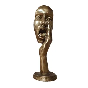 مجسمه طرح چهره احساسی مدل فریاد کد 03