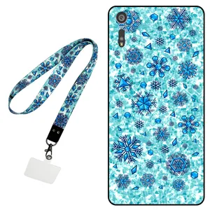 Megafone Snow Flake 0014 Cover For Sony Xperia XZ Mobile Neckband