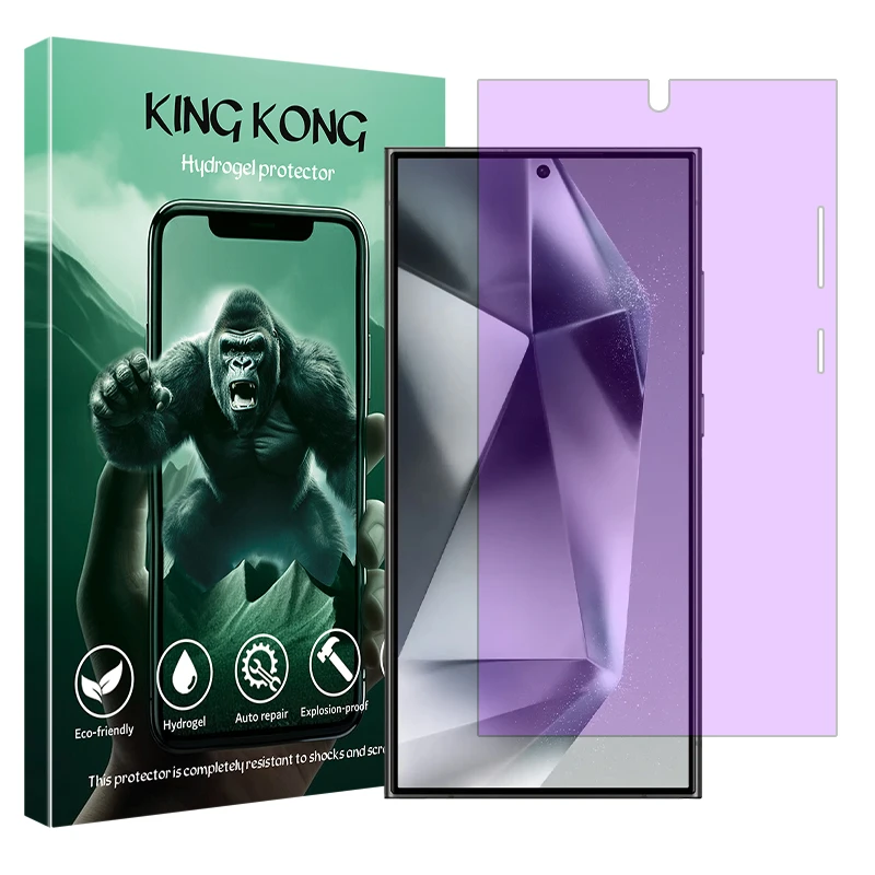 محافظ صفحه نمایش آنتی پرپل کینگ کونگ مدل Eye Care مناسب برای گوشی موبایل سامسونگ Galaxy S24 ULTRA