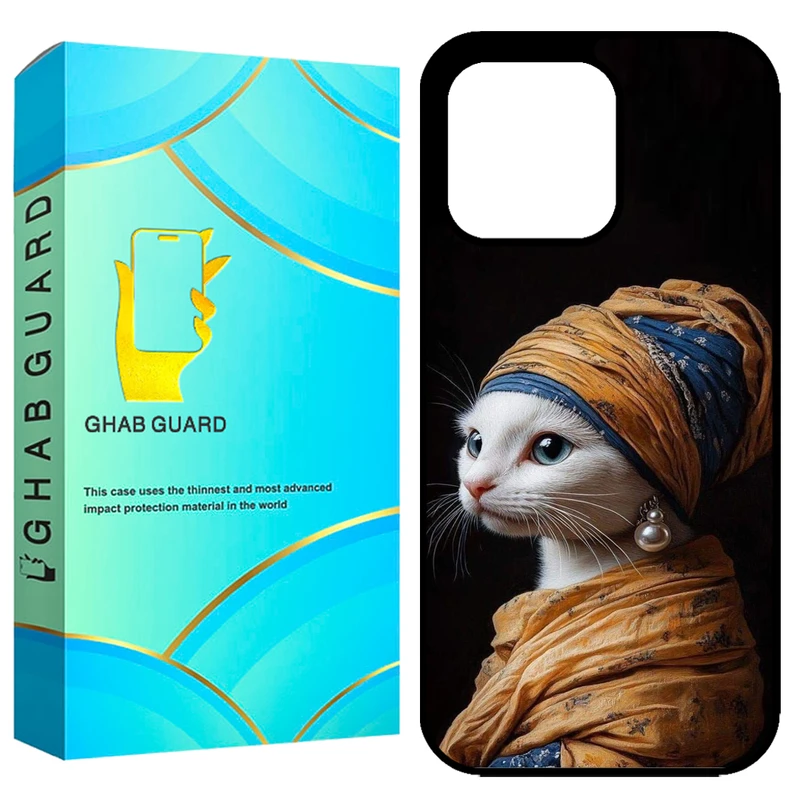 کاور قاب گارد طرح گربه مدل GCHP13PM مناسب برای گوشی موبایل اپل iPhone 13 Pro Max