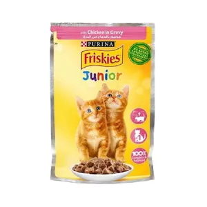 پوچ گربه فریسکیز مدل کیتن وزن 85 گرم بسته 5 عددی