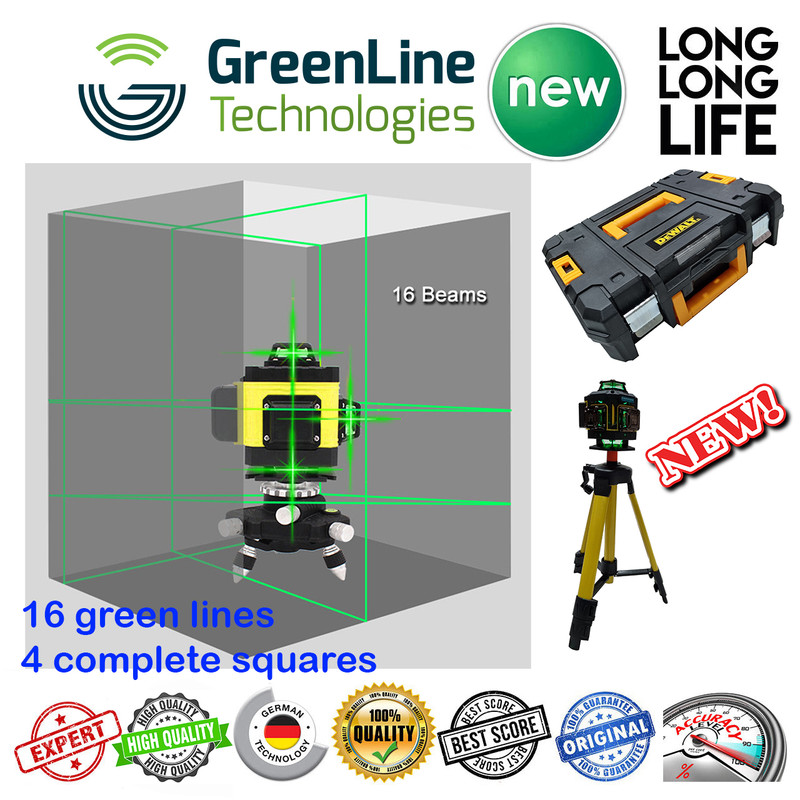 تراز لیزری  مدل فوق هوشمند 4 بعدی کد Makita 360-4D - Green Line