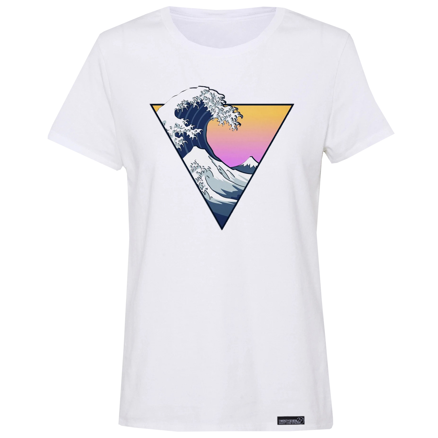 تی شرت آستین کوتاه زنانه 27 مدل  موج کد WN1085