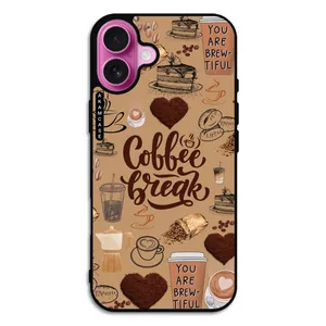 AKAM AMC-WA16PLUS-COFFEE-18 Cover For Apple iPhone 16 Plus