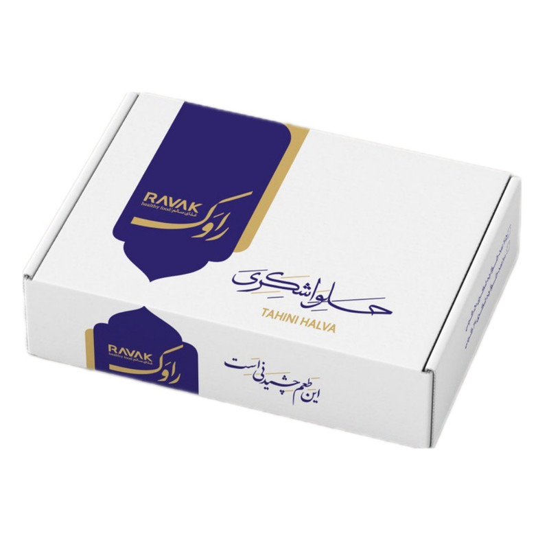حلوا شکری با تزیین خلال پسته و بادام راوک  -  7 کیلوگرم