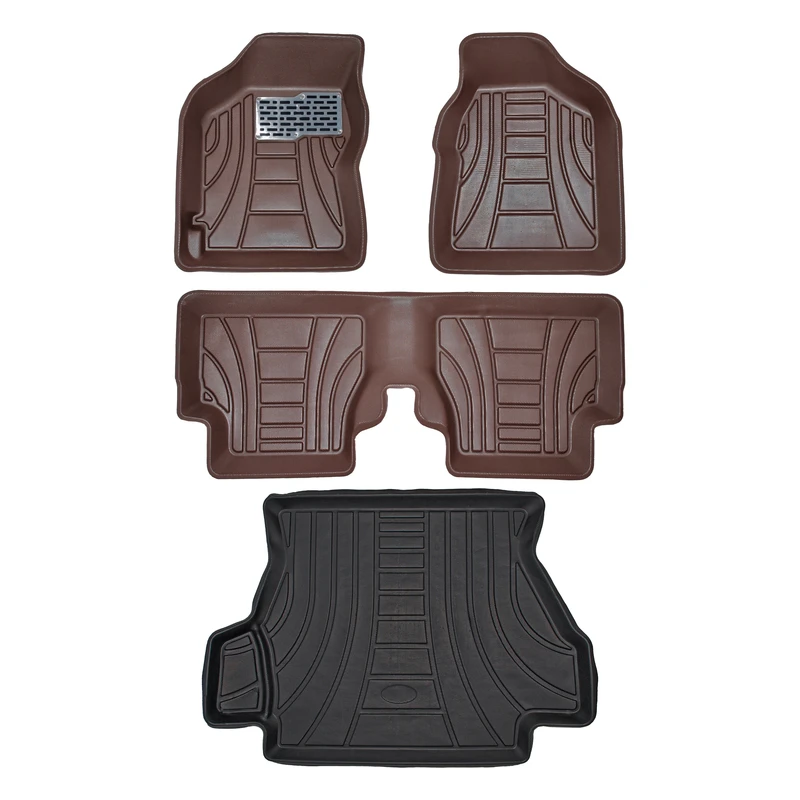 کفپوش سه بعدی خودرو پانیذ مدل MHLB مناسب برای ساینا به همراه کفپوش صندوق