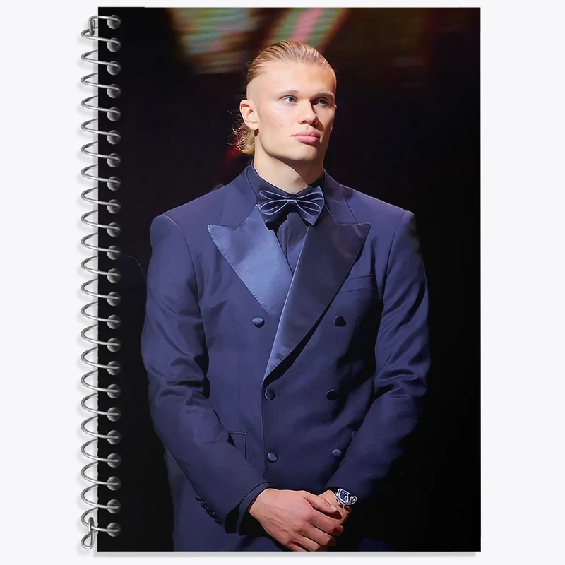 دفتر لغت 50 برگ خندالو طرح ارلینگ هالند (Erling Haaland) کد 36358