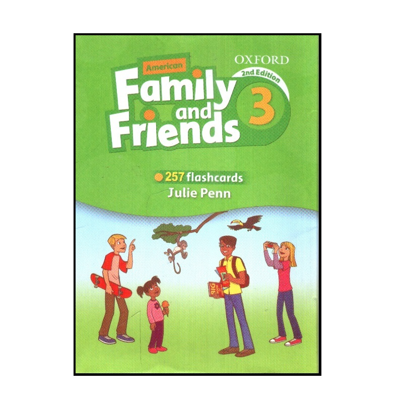 فلش کارت  American Family And Friends 3 اثر Julie Penn انتشارات رهنما