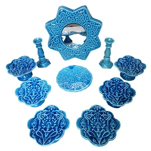 مجموعه ظروف هفت سین 10 پارچه مدل ترنج 111-80