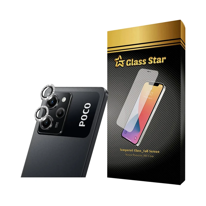 محافظ لنز دوربین گلس استار مدل RNGLNGS مناسب برای گوشی موبایل شیائومی Poco X5 Pro