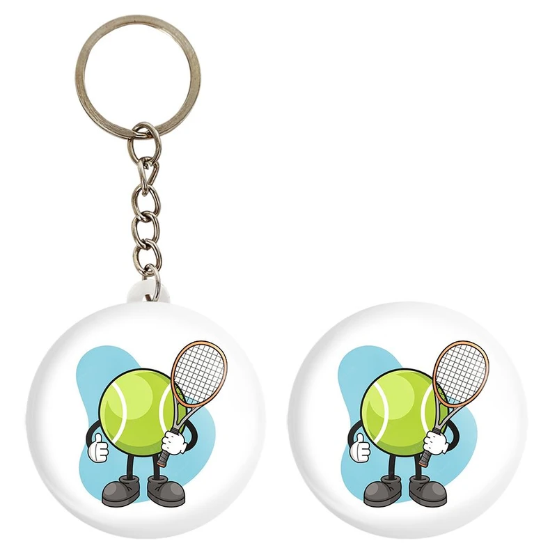 پیکسل خندالو مدل تنیس Tennis کد 26616 به همراه جاکلیدی