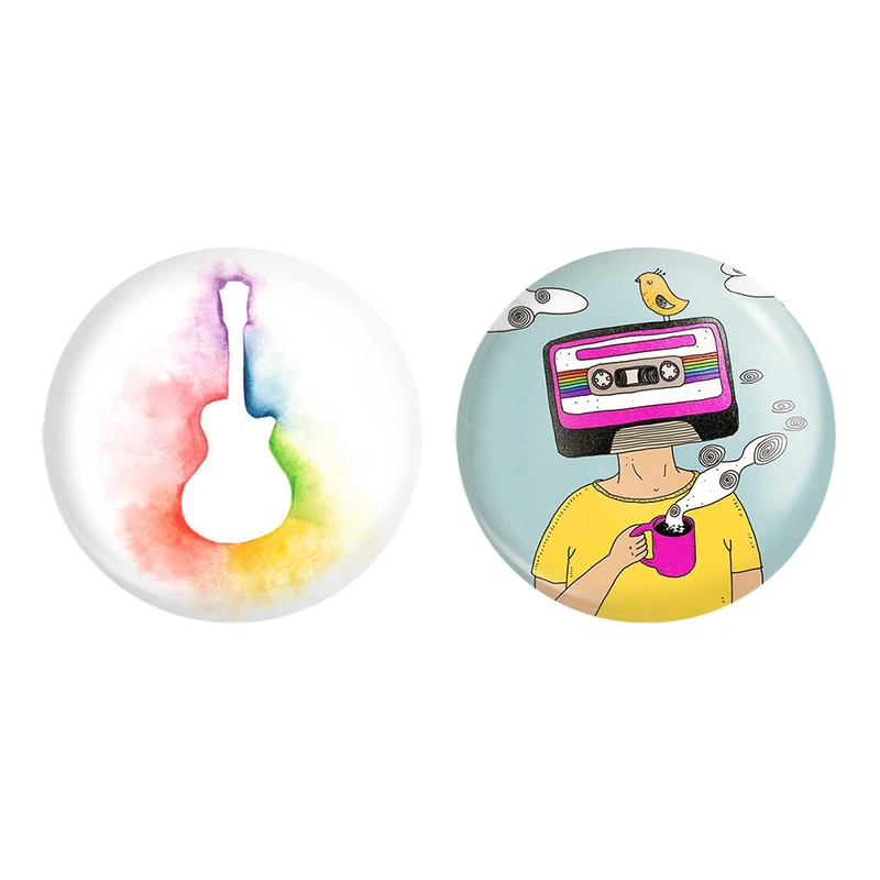 مگنت خندالو طرح موزیک کد 24162405 مجموعه 2 عددی