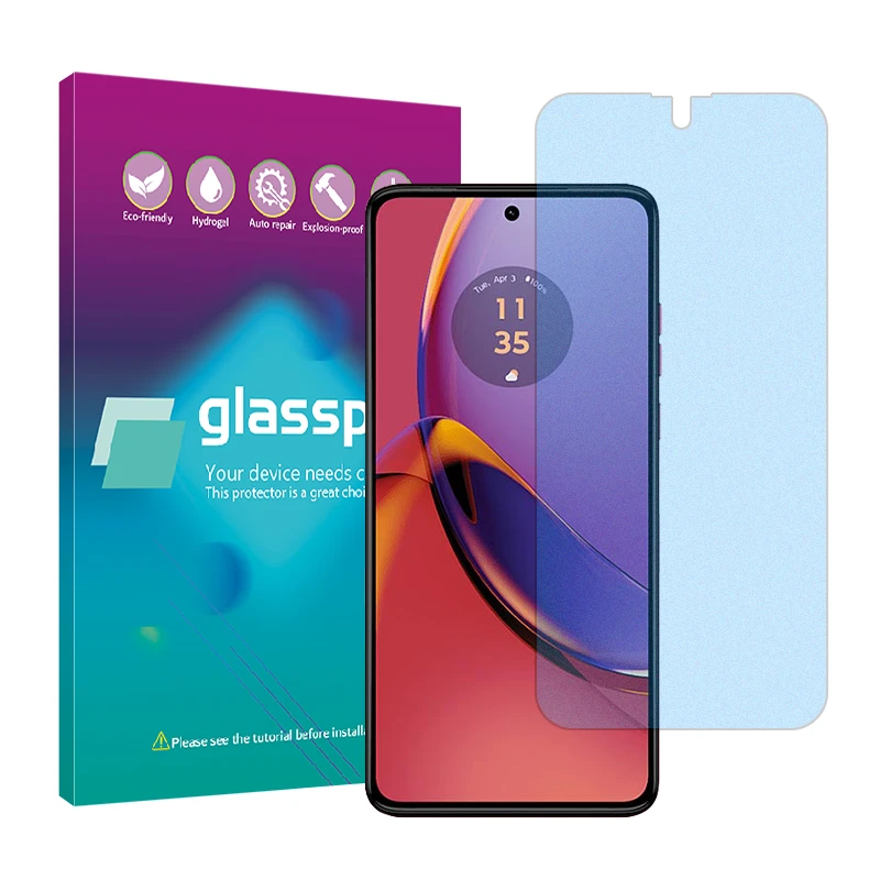 محافظ صفحه نمایش مات ضد اشعه آبی گلس پرو مدل Resistant مناسب برای گوشی موبایل موتورولا Moto G84