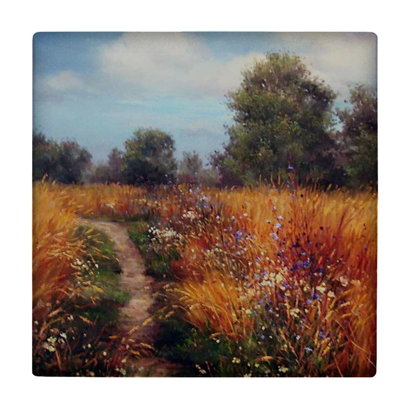   زیر لیوانی طرح نقاشی مزرعه گندم کد    3401670_876