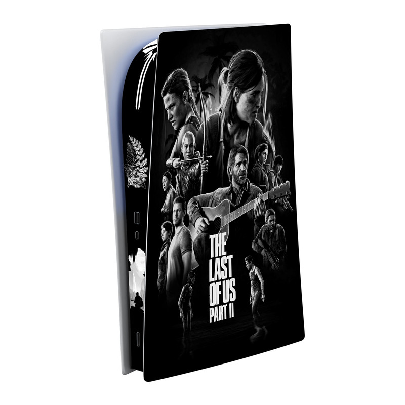 برچسب کنسول بازی PlayStation 5 اس ای گییرز طرح The Last of Us Part II 01 مدل دیجیتال 