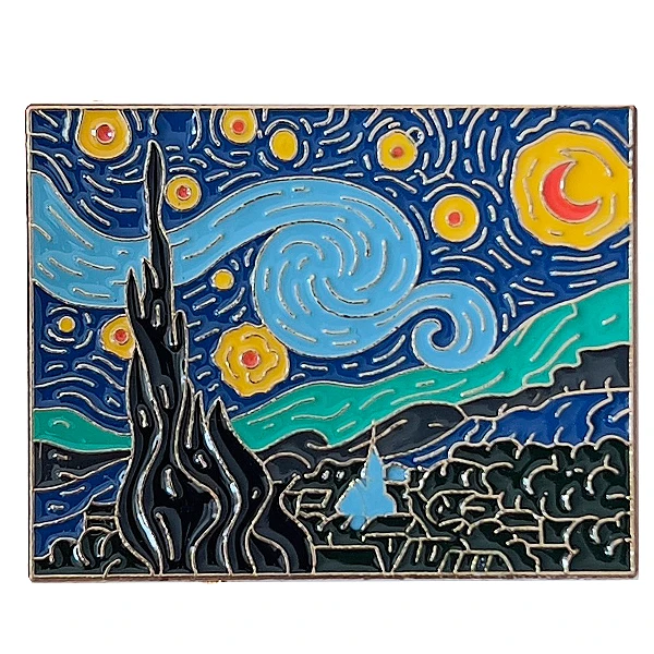 پیکسل مدل شب پر ستاره ونگوگ