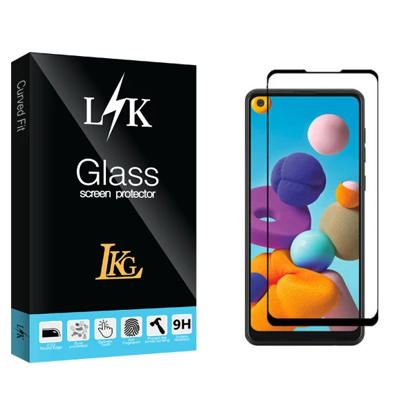 محافظ صفحه نمایش ال کا جی مدل LK Glass مناسب برای گوشی موبایل سامسونگ Galaxy A21s