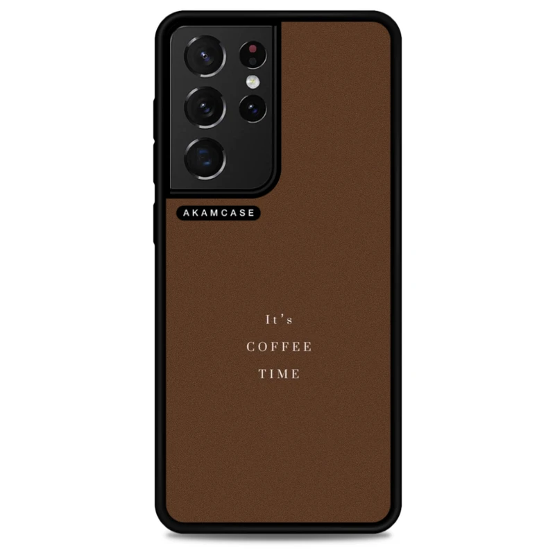 کاور آکام مدل AMC-WSGS21U-COFFEE-9 مناسب برای گوشی موبایل سامسونگ Galaxy S21 Ultra