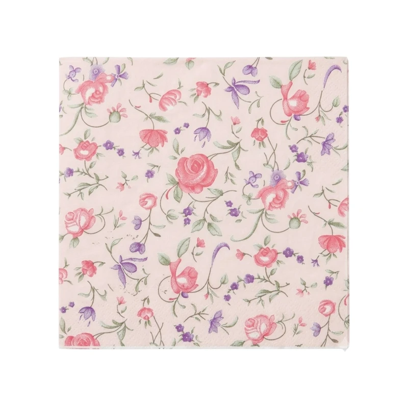 دستمال سفره مدل Rosy Life بسته 20 عددی