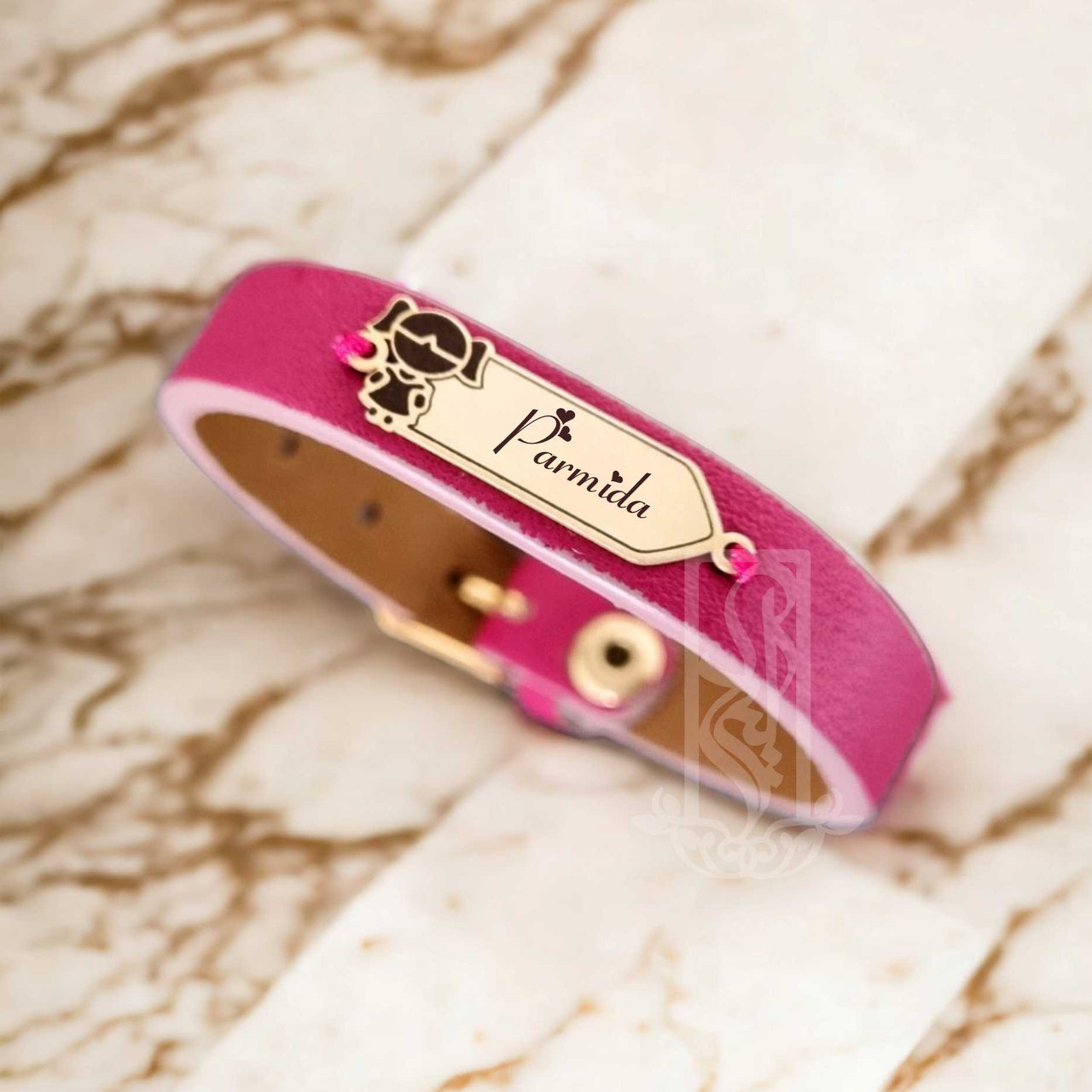 دستبند طلا 18 عیار دخترانه لیردا مدل اسم پارمیدا 6744 دستبند طلا 18 عیار دخترانه لیردا مدل اسم پارمیدا 6744