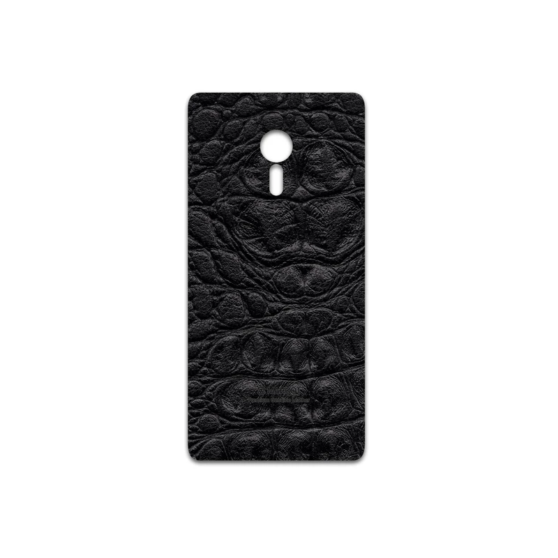 برچسب پوششی ماهوت مدل Black-Crocodile-Leather مناسب برای گوشی موبایل لنوو ZUK Z2