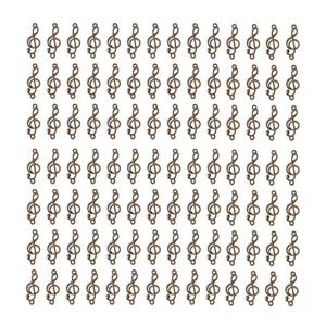 آویز دستبند خط هنر طرح کلید سل بسته 100 عددی