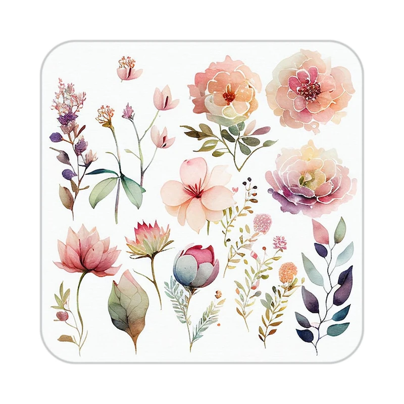 زیر لیوانی کاکتی طرح گل مدل mp18755