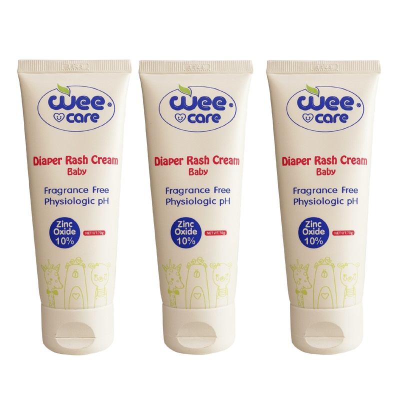 کرم سوختگی و پیشگیری کننده کودک وی کر مدل Zinc10%+BeeSwax وزن 70 گرم بسته 3 عددی