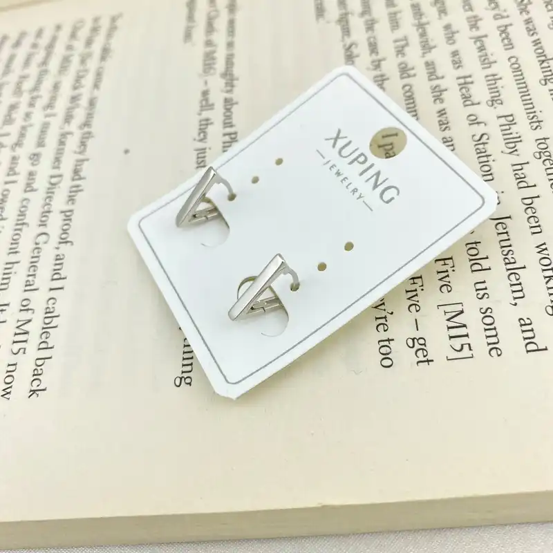 گوشواره زنانه ژوپینگ مدل مثلث کد E4350