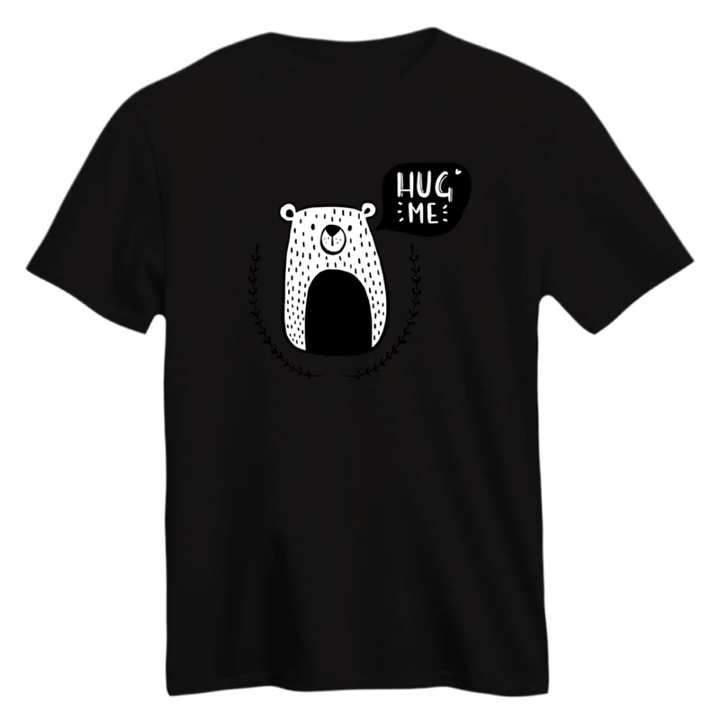 تی شرت آستین کوتاه زنانه مدل بغلم کن