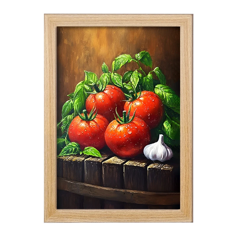 تابلو خندالو مدل گوجه کد F12088