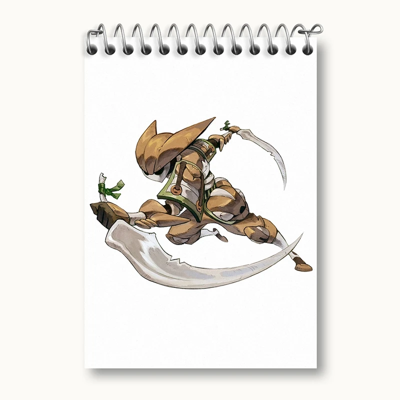 دفتر یادداشت 50 برگ خندالو مدل بازی شکارچی هیولا (Monster Hunter) کد 33278