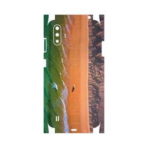 MAHOOT Beach and Green Sea-FullSkin Cover Sticker for Samsung Galaxy A01