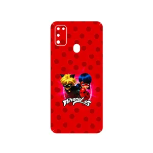 MAHOOT Ladybug and Cat Noir Cover Sticker for Samsung Galaxy M30s