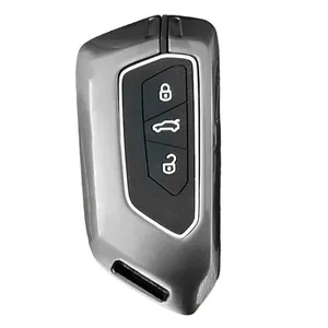 کاور ریموت و سوئیچ خودرو کالانیکس مدل COV-ID4-100241 طرح فلزی مناسب برای فولکس واگن ID4