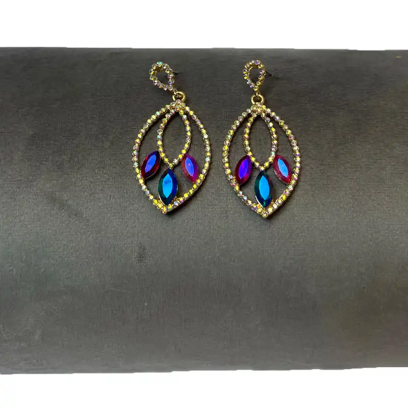 گوشواره زنانه مدل نگین